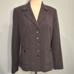 Jones and Co gray tailored blazer Size 12P